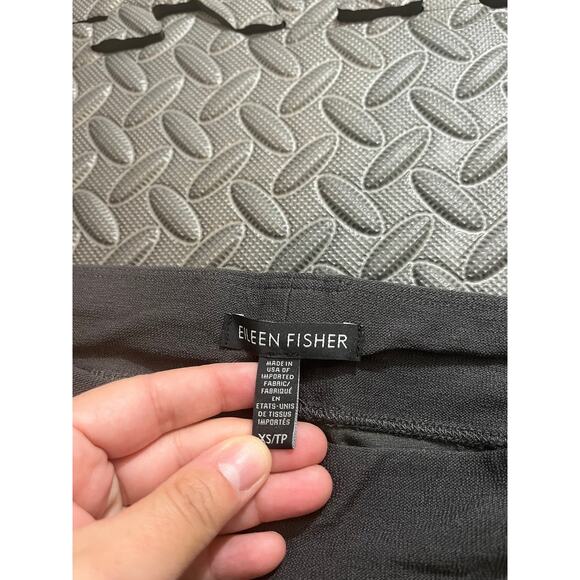 Eileen Fisher Womens Viscose Nylon Spandex Gray Pants Stretchy Size XS - Picture 2 of 8